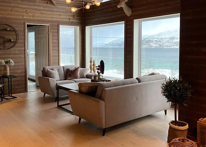 Mountain Home With View Near Tromso * Kvaloya